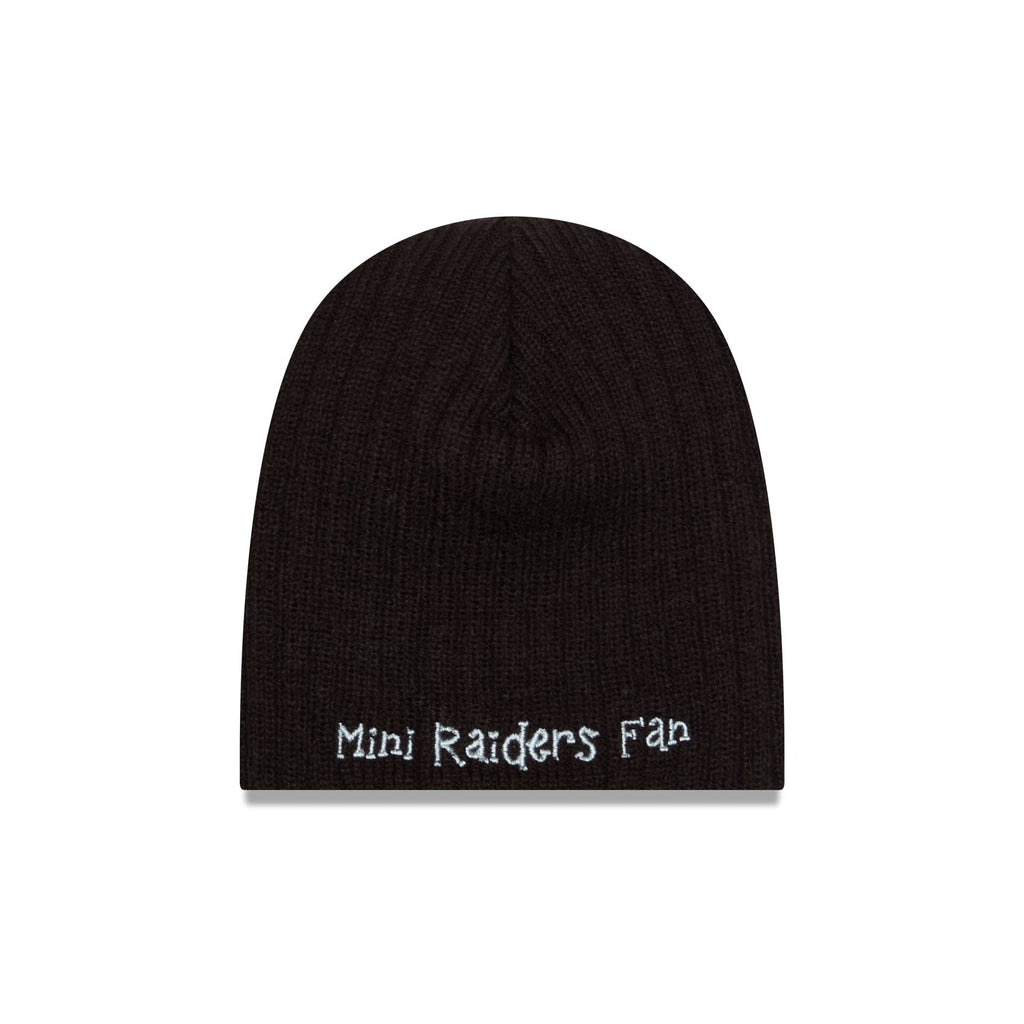 Las Vegas Raiders Mini Fan Kids Skull Knit Hat