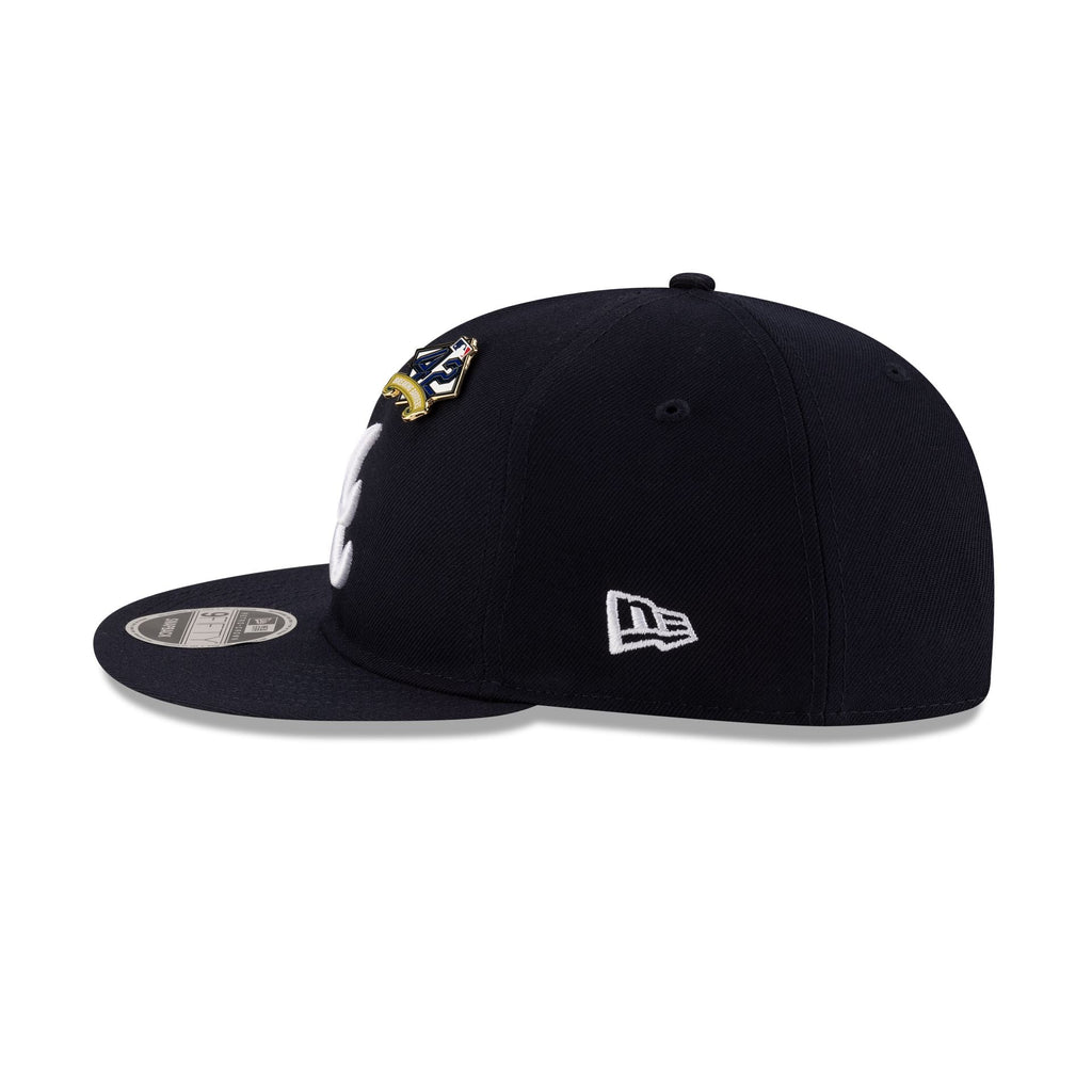 Atlanta Braves Jackie Robinson Day 2025 Retro Crown 9FIFTY Snapback Hat