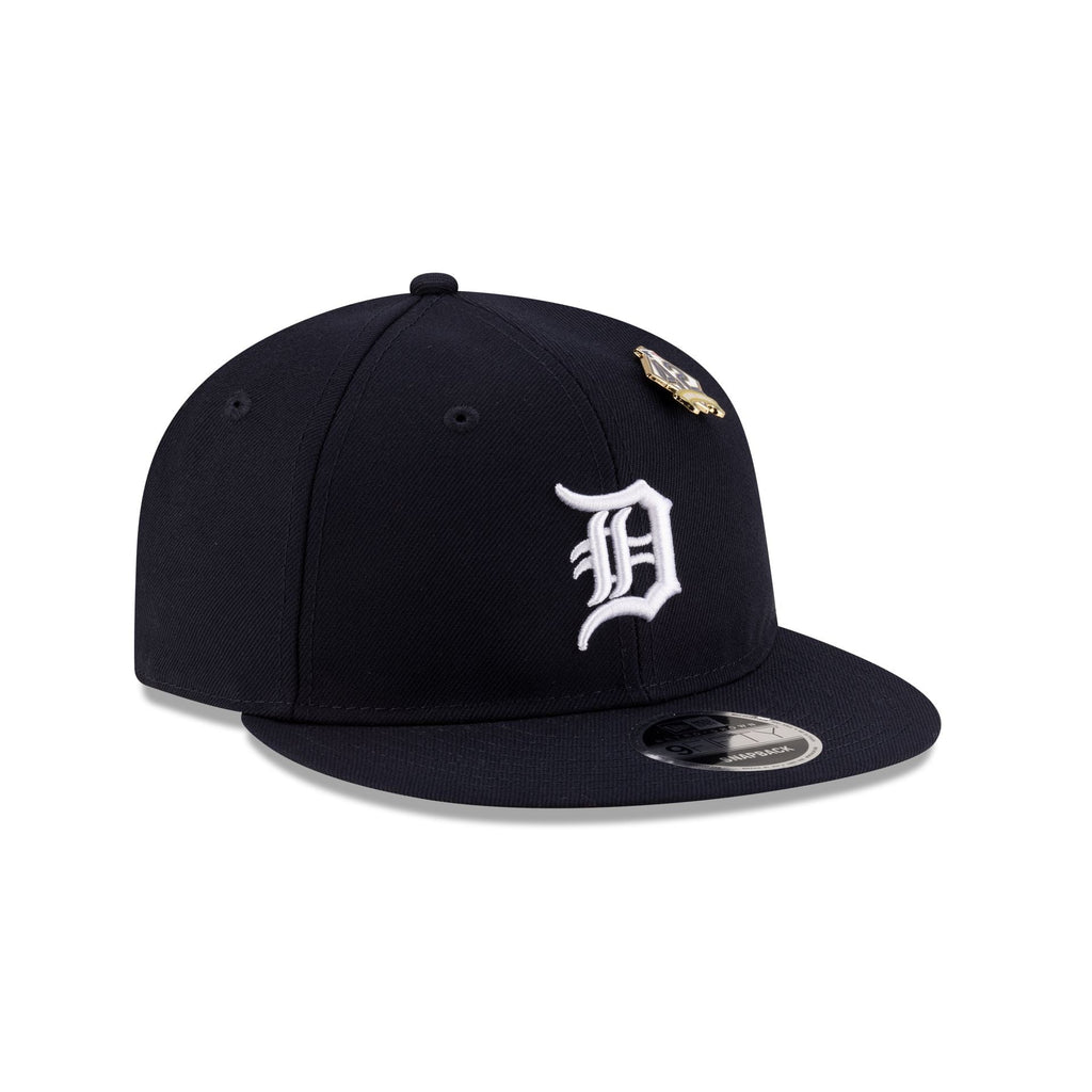 Detroit Tigers Jackie Robinson Day 2025 Retro Crown 9FIFTY Snapback Hat