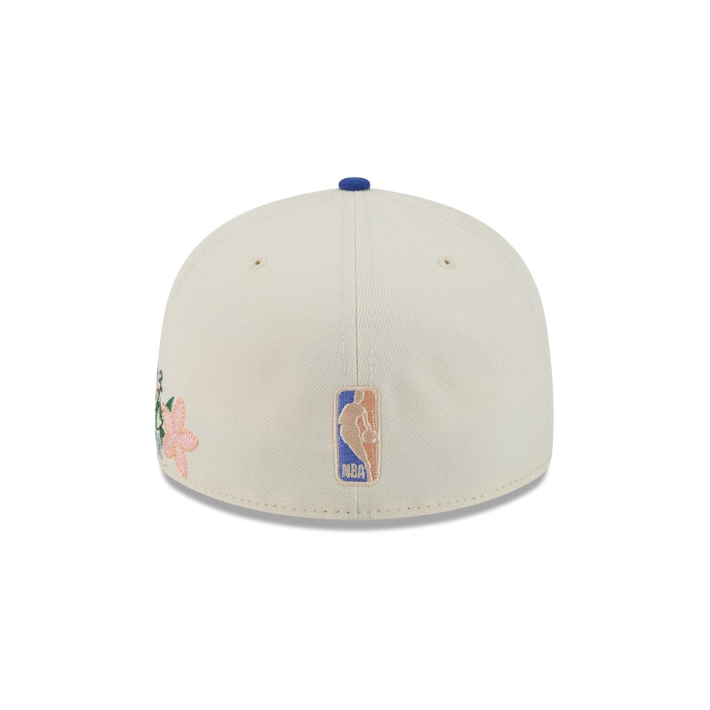 Golden State Warriors Tonal Florals White 59FIFTY Fitted Hat