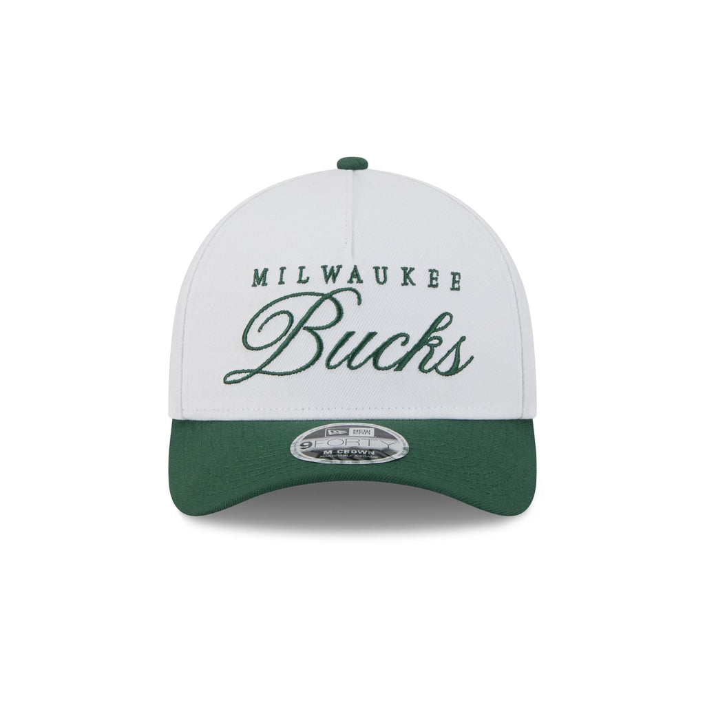 Milwaukee Bucks 2025 Draft 9FORTY M-Crown A-Frame Snapback Hat