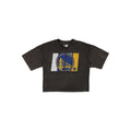 Golden State Warriors Sport Night Black Cropped Women's T-Shirt