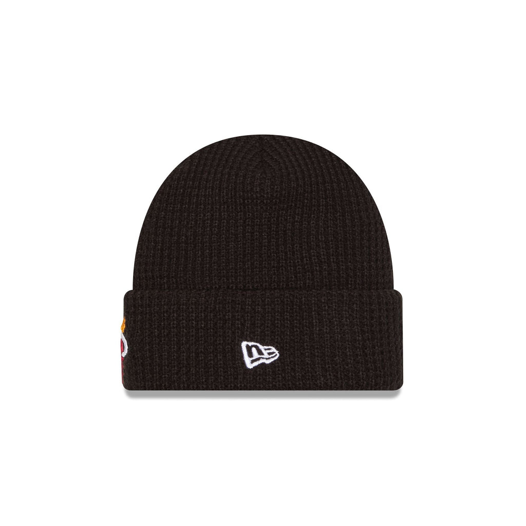 Miami Heat Waffle Stitch Knit Beanie Hat