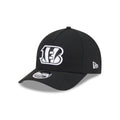 Cincinnati Bengals Black & White 9FORTY M-Crown A-Frame Snapback Hat