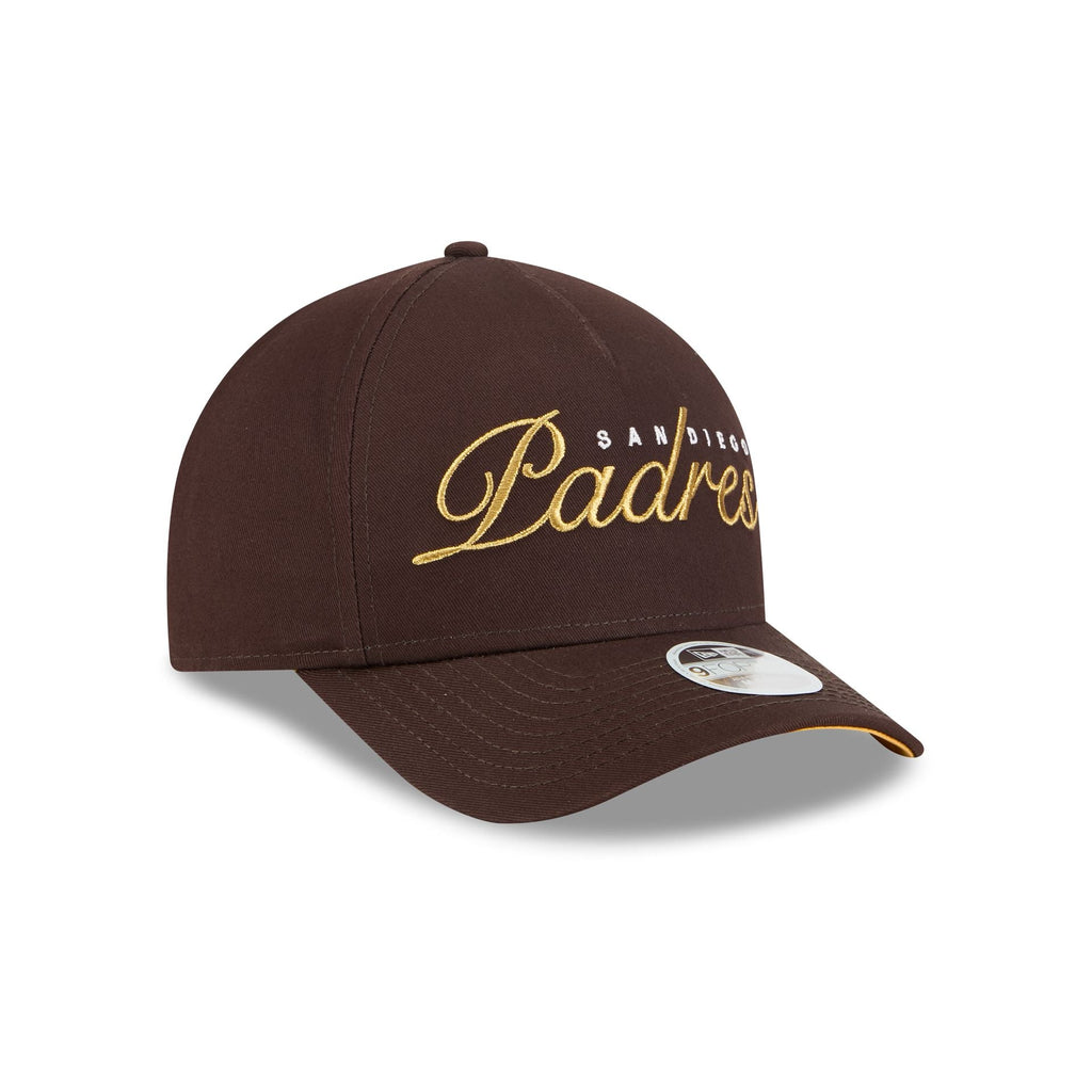 San Diego Padres Metallic Women's 9FORTY M-Crown A-Frame Snapback Hat