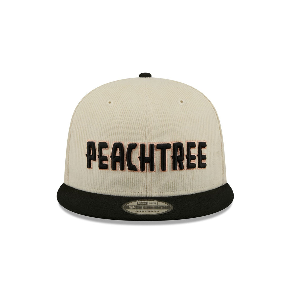 Atlanta Hawks 2025 City Edition Chrome White Corduroy 9FIFTY Snapback Hat