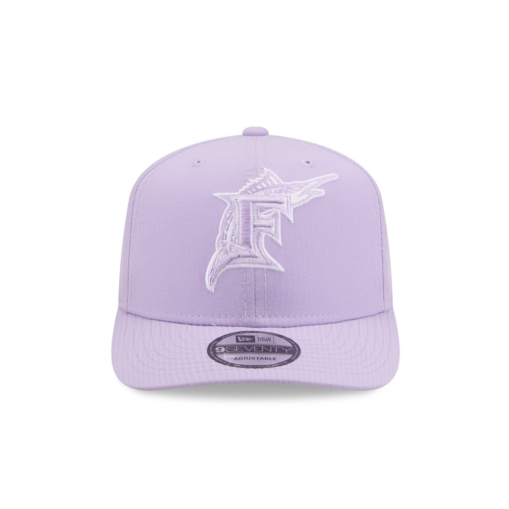 Miami Marlins Pastel Crepe 9SEVENTY Stretch-Snap Hat