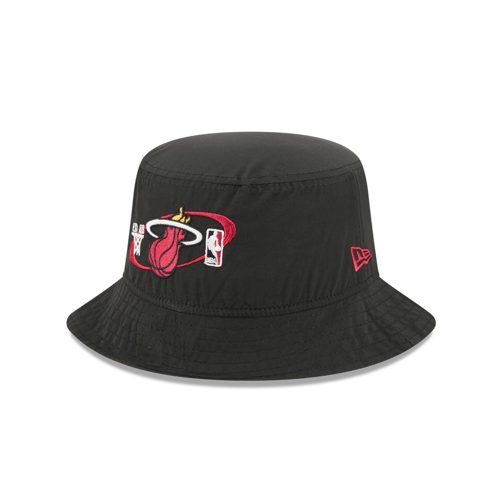 Miami Heat Nylon Logo Bucket Hat