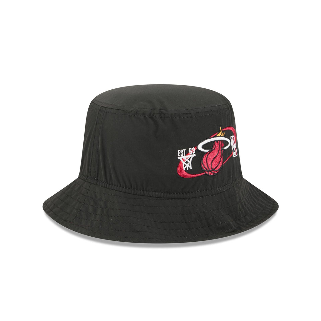 Miami Heat Nylon Logo Bucket Hat
