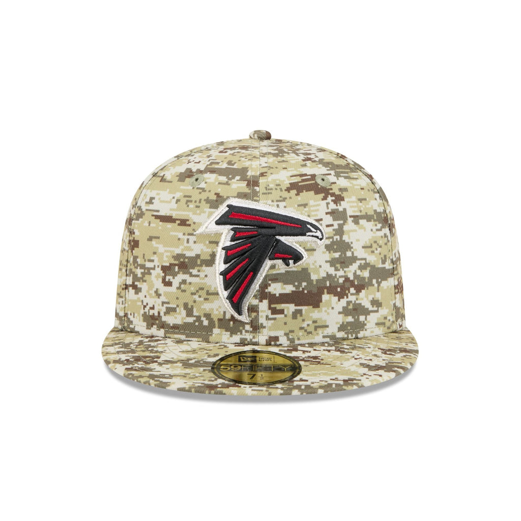 Atlanta Falcons 2025 Salute to Service Fan Gear 59FIFTY Fitted Hat