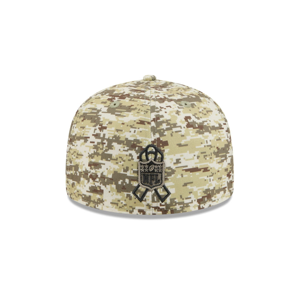 Baltimore Ravens 2025 Salute to Service Fan Gear 59FIFTY Fitted Hat