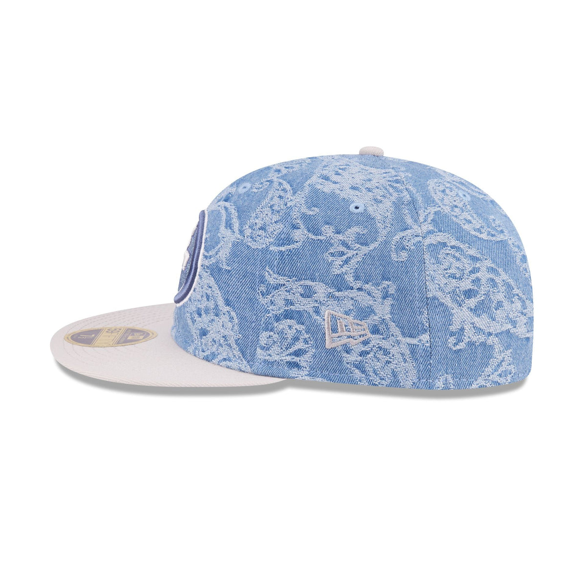 Just Caps Jacquard Denim San Francisco 49ers Retro Crown 59FIFTY Fitted Hat
