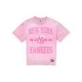New York Yankees Throwback Vintage Wash Women's Pink T-Shirt