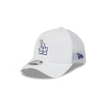 Los Angeles Dodgers 2026 Batting Practice White 9FORTY APEX Trucker Hat
