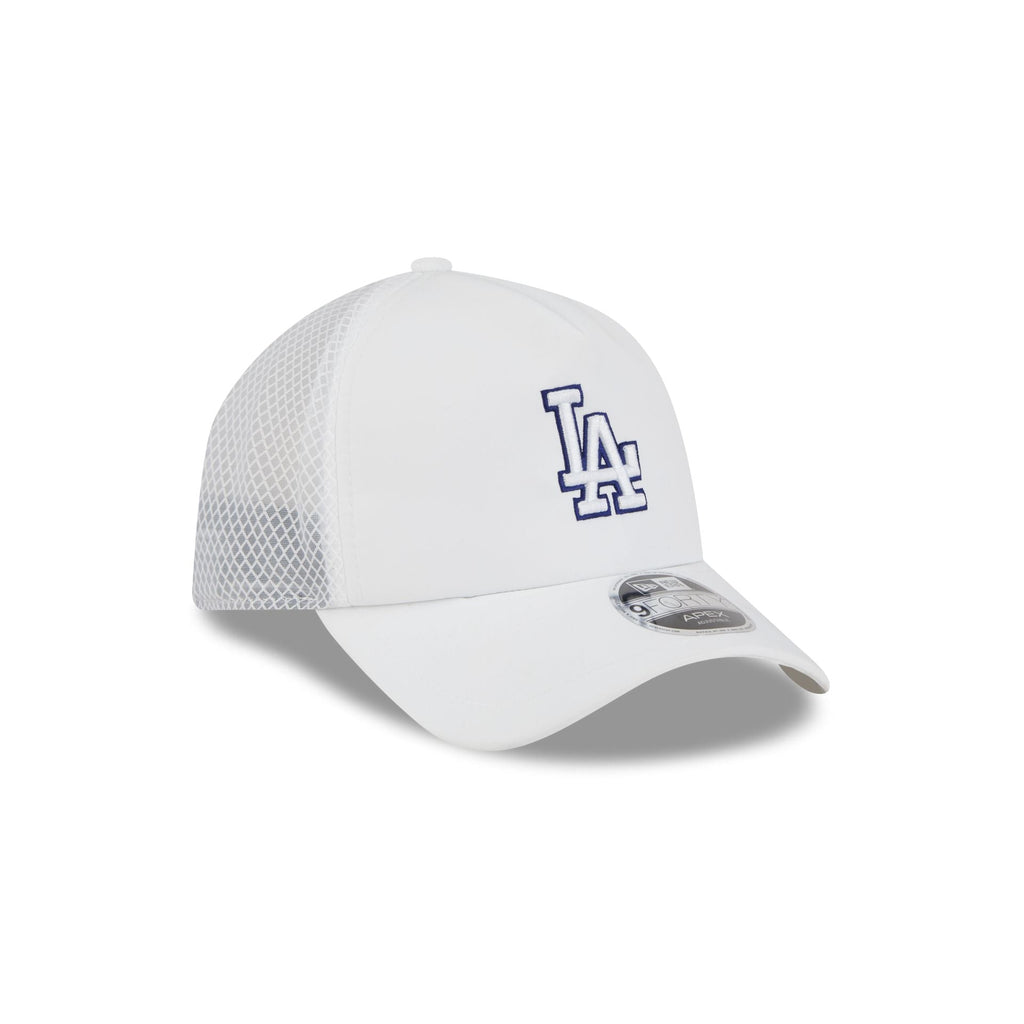 Los Angeles Dodgers 2026 Batting Practice White 9FORTY APEX Trucker Hat