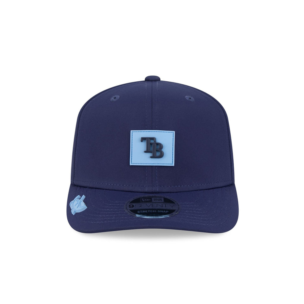 Tampa Bay Rays 2026 Clubhouse 9SEVENTY Stretch-Snap Hat