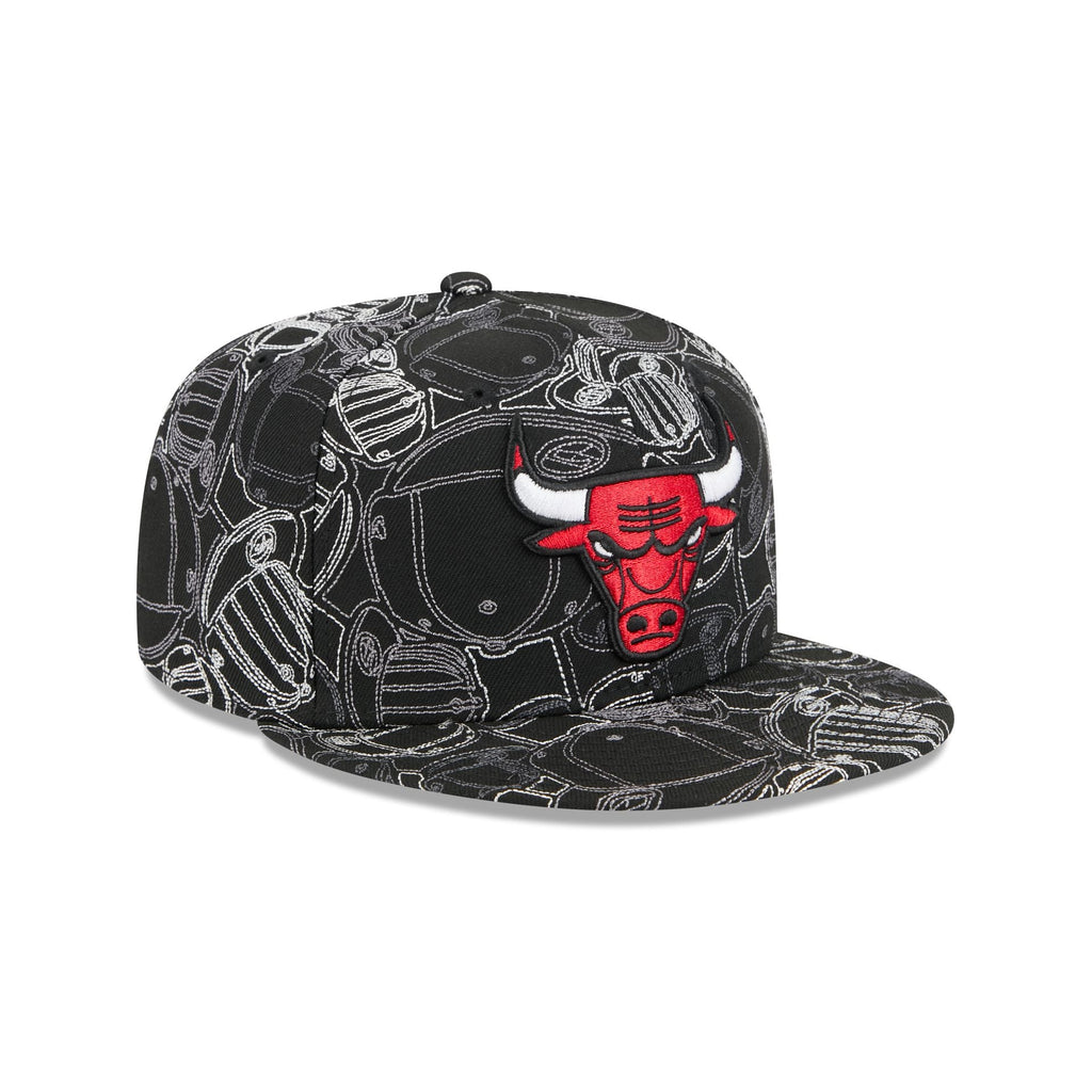 Chicago Bulls Cap Scramble 59FIFTY Fitted Hat