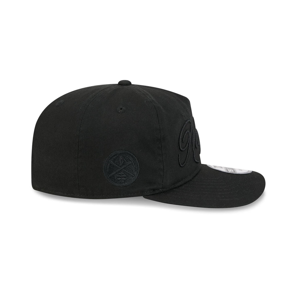 Denver Nuggets All Black Scripted 19TWENTY Adjustable Hat