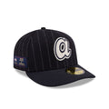 Atlanta Braves Pinstripe Merino & Cashmere Moon 59FIFTY Fitted Hat