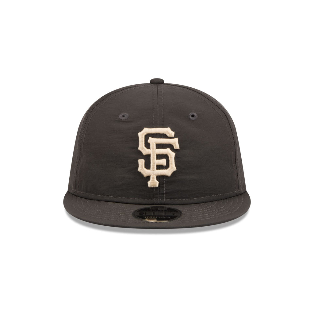 San Francisco Giants Three Looms Nylon Black Retro Crown 9FIFTY Adjustable Hat