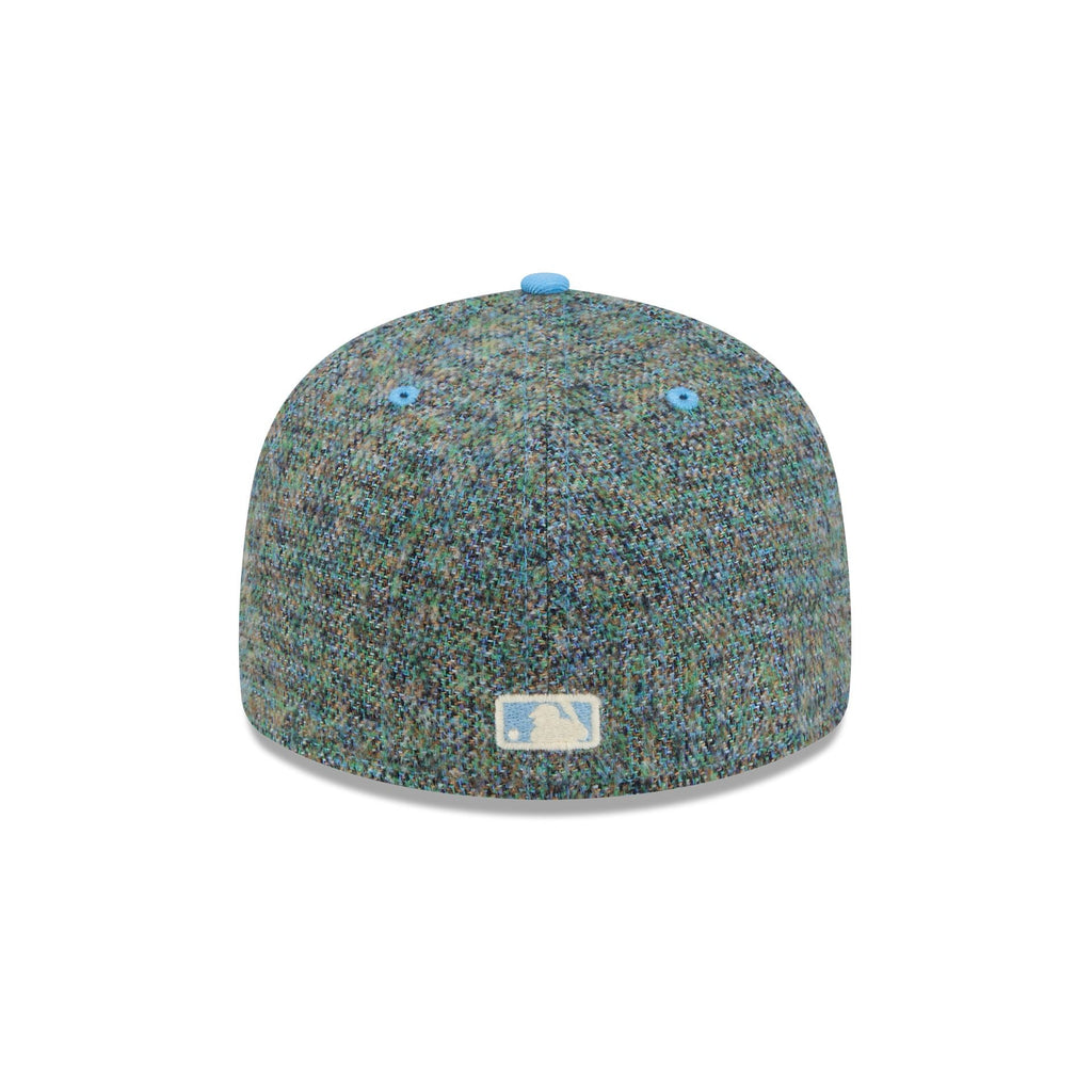 Los Angeles Dodgers Three Looms Tweedy Cotton Radiant Blue 59FIFTY Fitted Hat