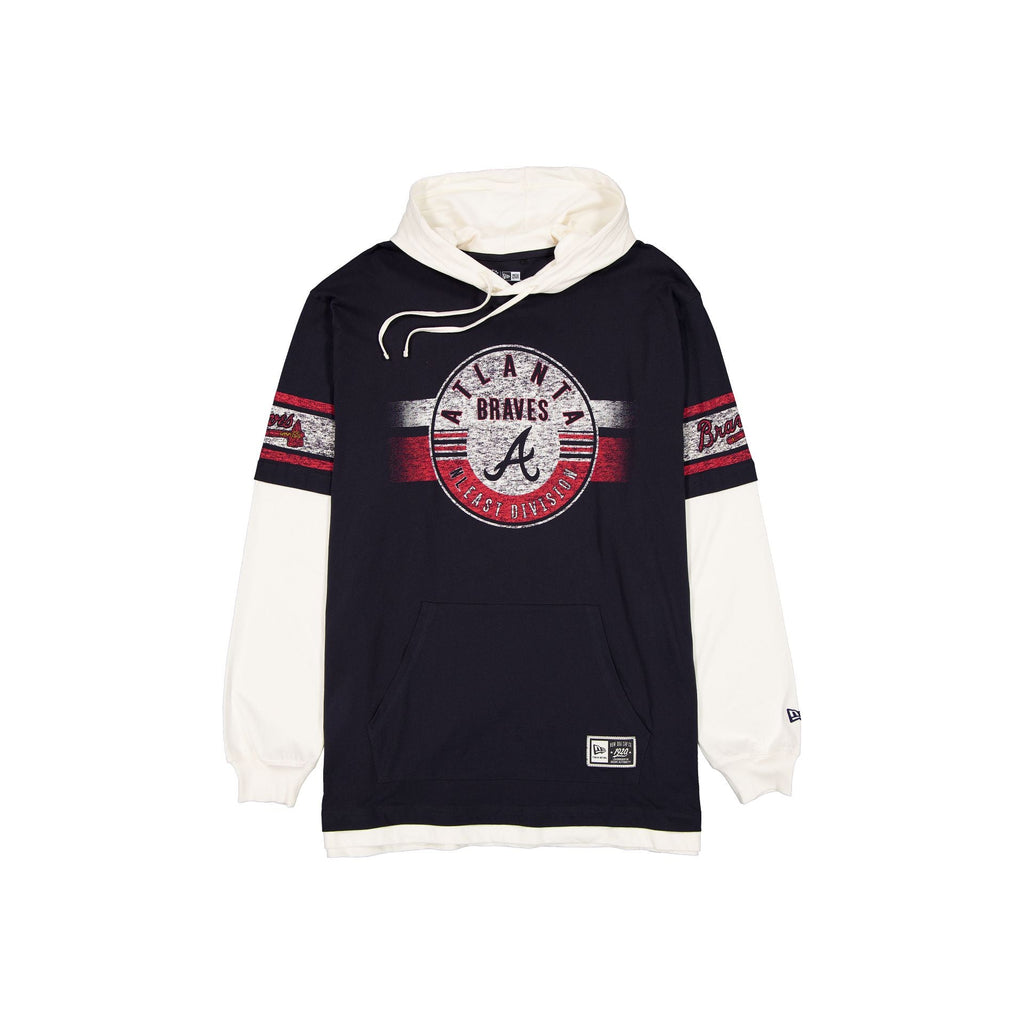 Atlanta Braves Throwback Chrome Twofer Hoodie