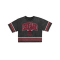 Chicago Bulls Women's Vintage Stripe Cropped T-Shirt