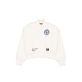 Los Angeles Dodgers Women's Chrome White Quarter Zip