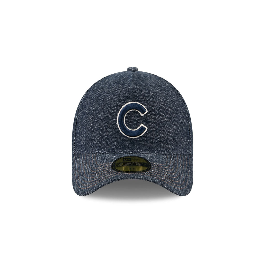 Chicago Cubs Denim 59FORTY A-Frame Fitted Hat