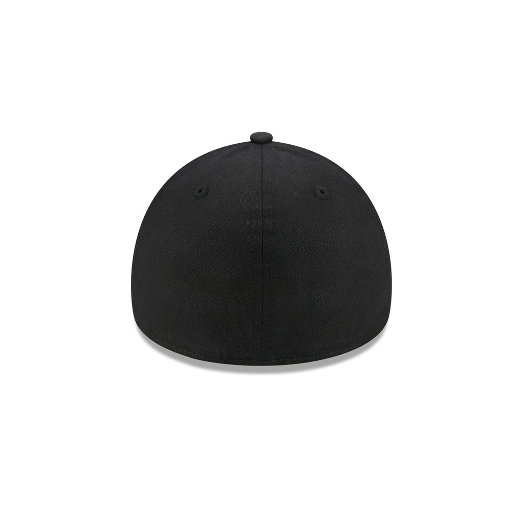 Houston Astros Waxed Canvas Black 59FORTY A-Frame Fitted Hat