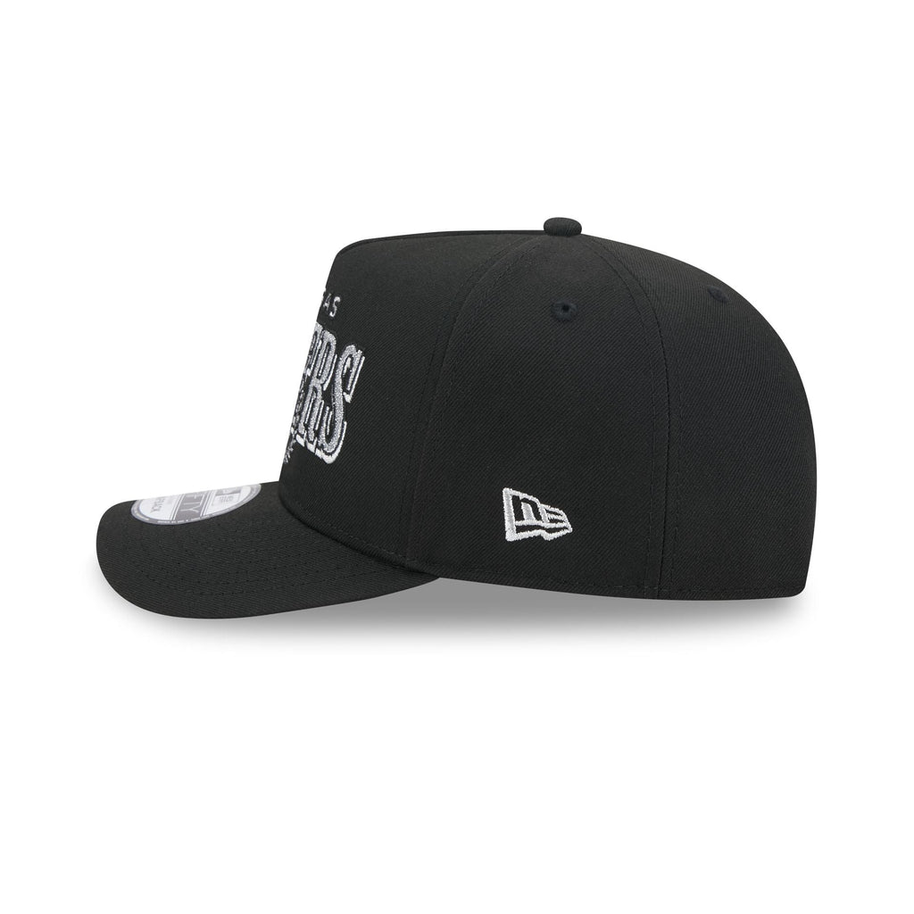 Las Vegas Raiders Gold Laurel Black 9FIFTY A-Frame Snapback Hat