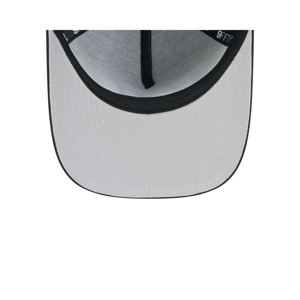 Golden State Warriors Gold Laurel Black 9FIFTY A-Frame Snapback Hat