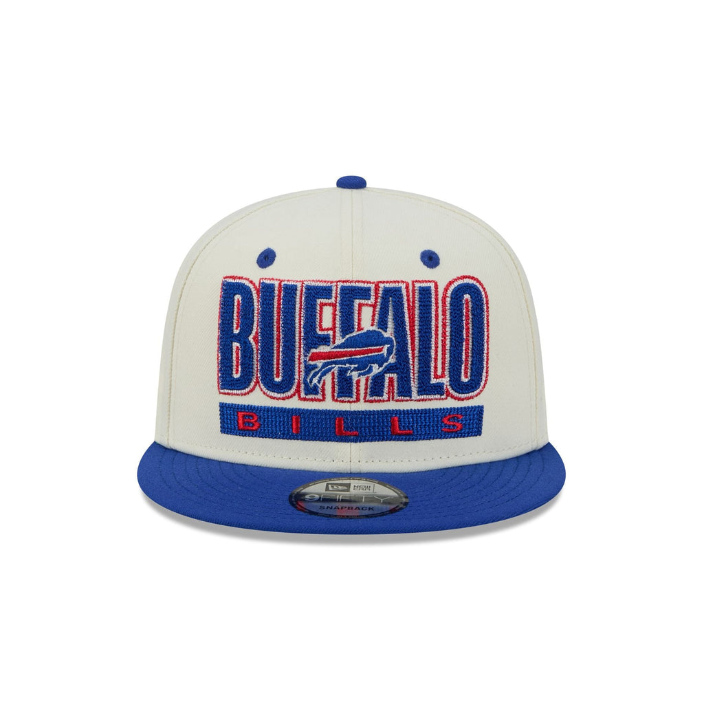 Buffalo Bills Classic Stacked Chrome 9FIFTY Snapback Hat