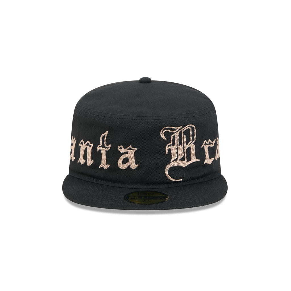 Atlanta Braves Gothic Lettering Pillbox Hat
