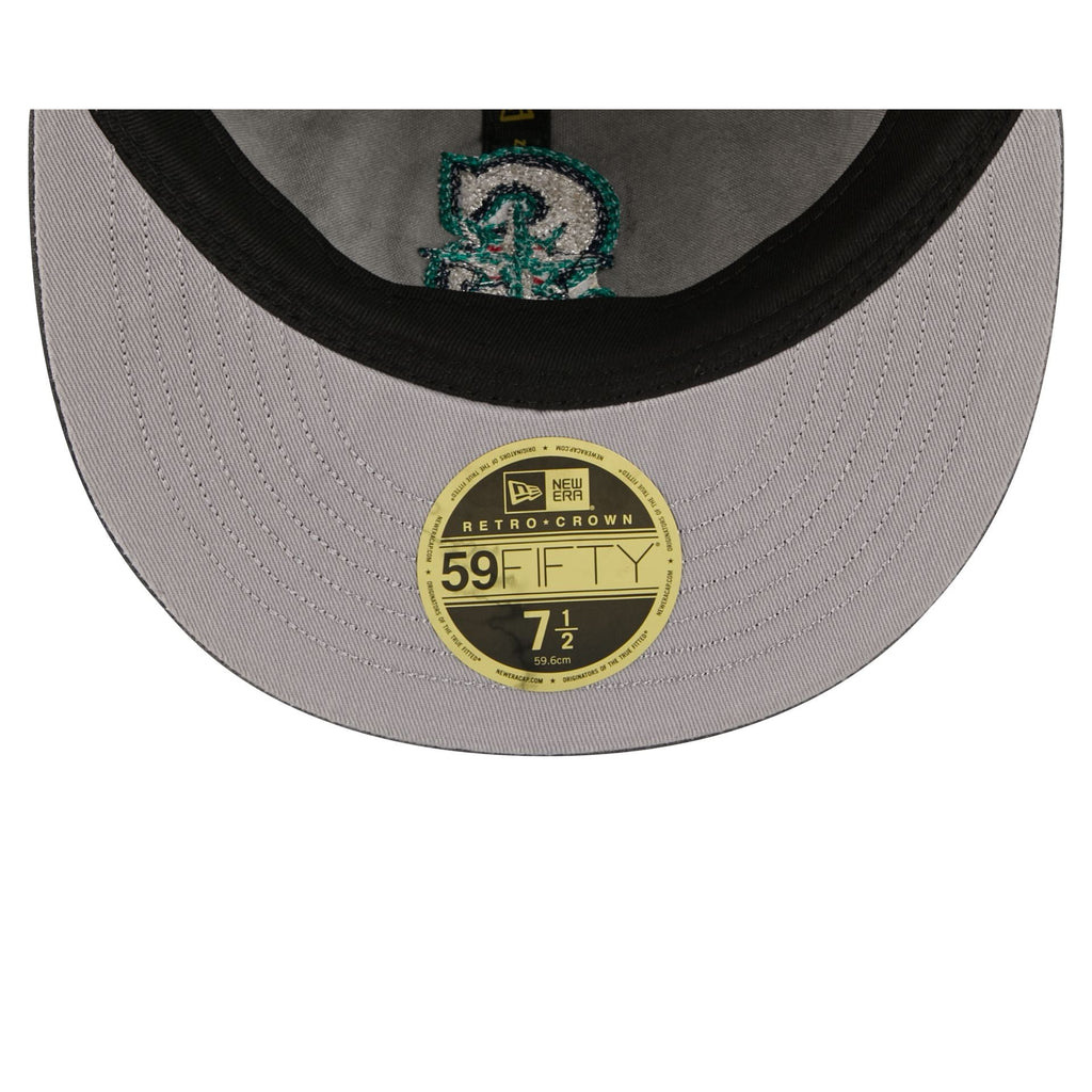 Seattle Mariners Visor Stitch Retro Crown 59FIFTY Fitted Hat