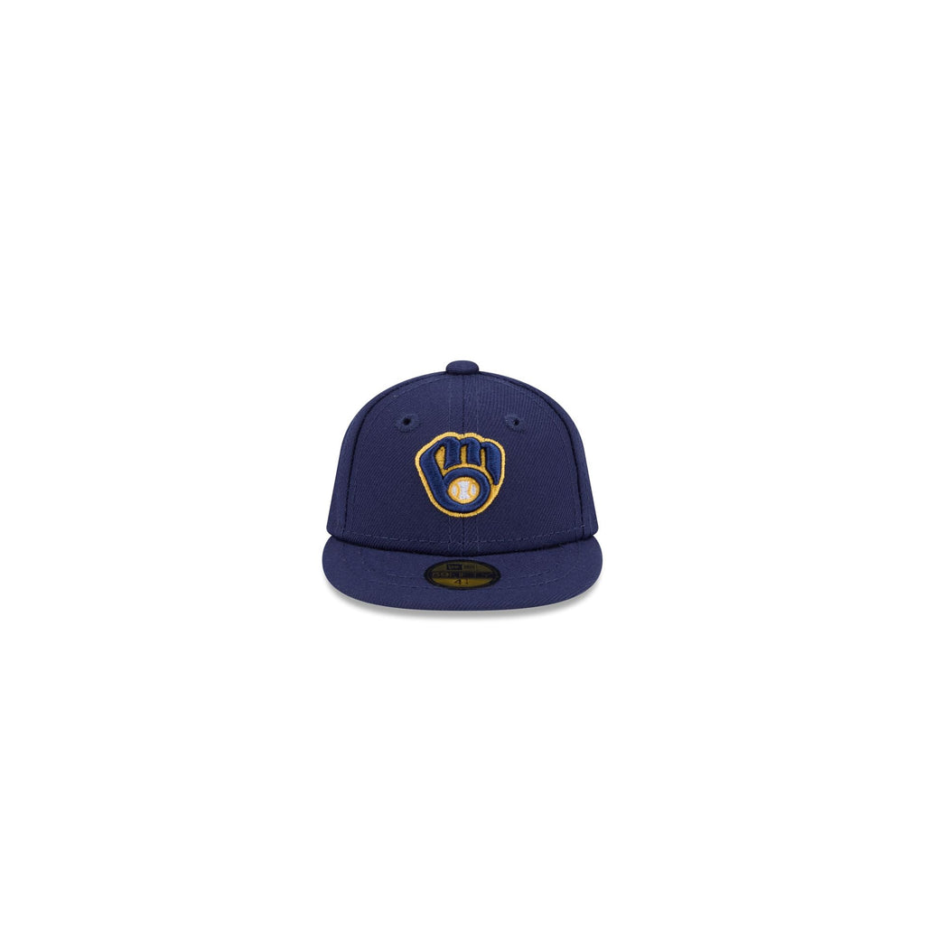 Milwaukee Brewers Authentic Collection Home Mini 59FIFTY Fitted Hat