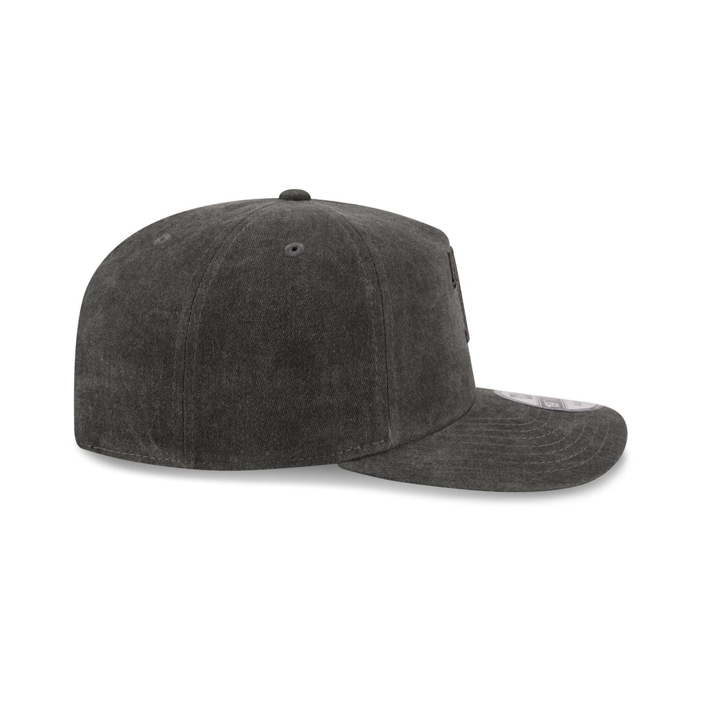 Texas Rangers Black Pigment Dye 19TWENTY Snapback Hat