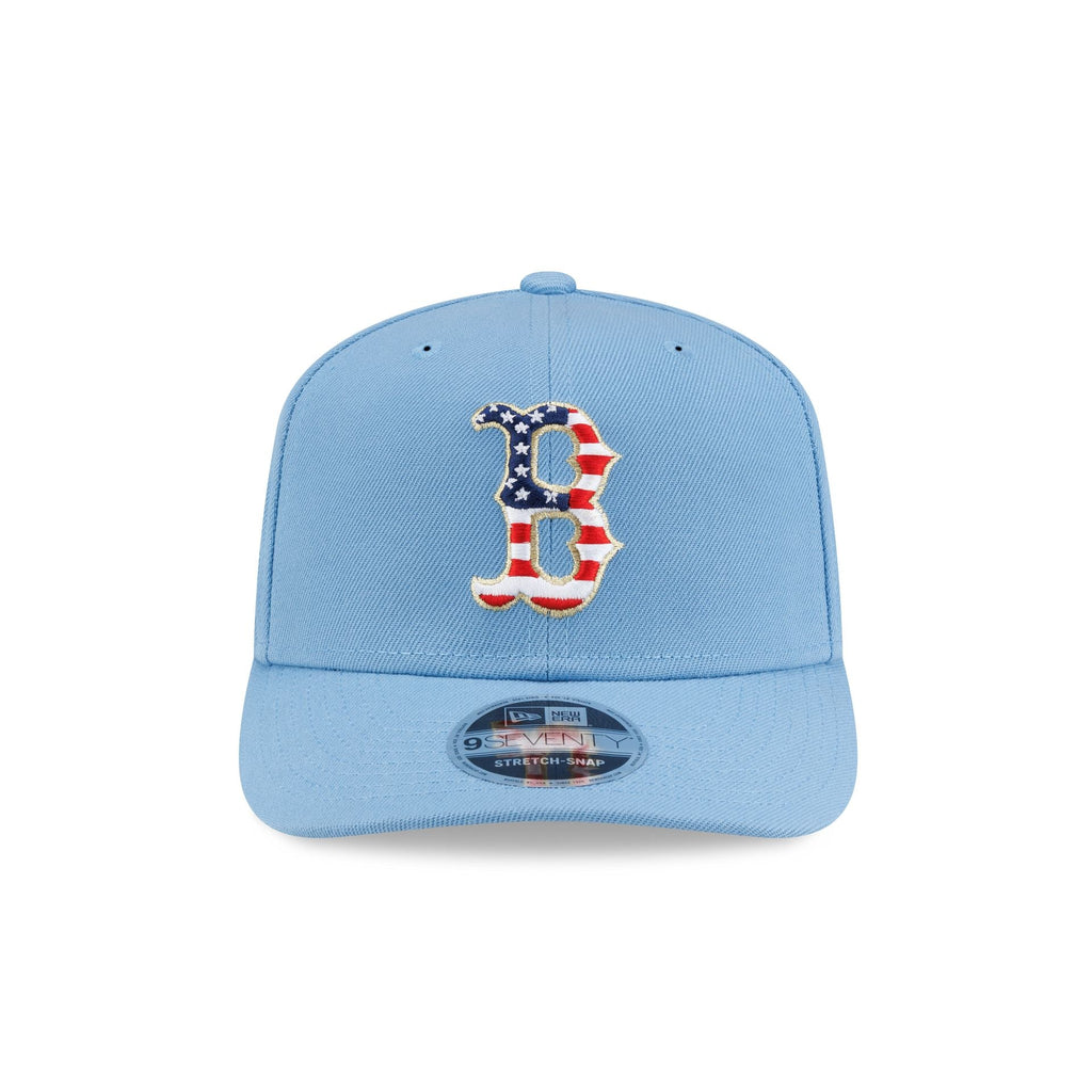 Boston Red Sox Red. White & Blue 9SEVENTY Stretch-Snap Hat